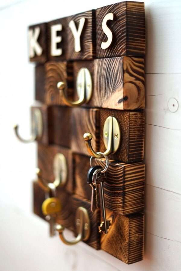 Wooden Key Hanger