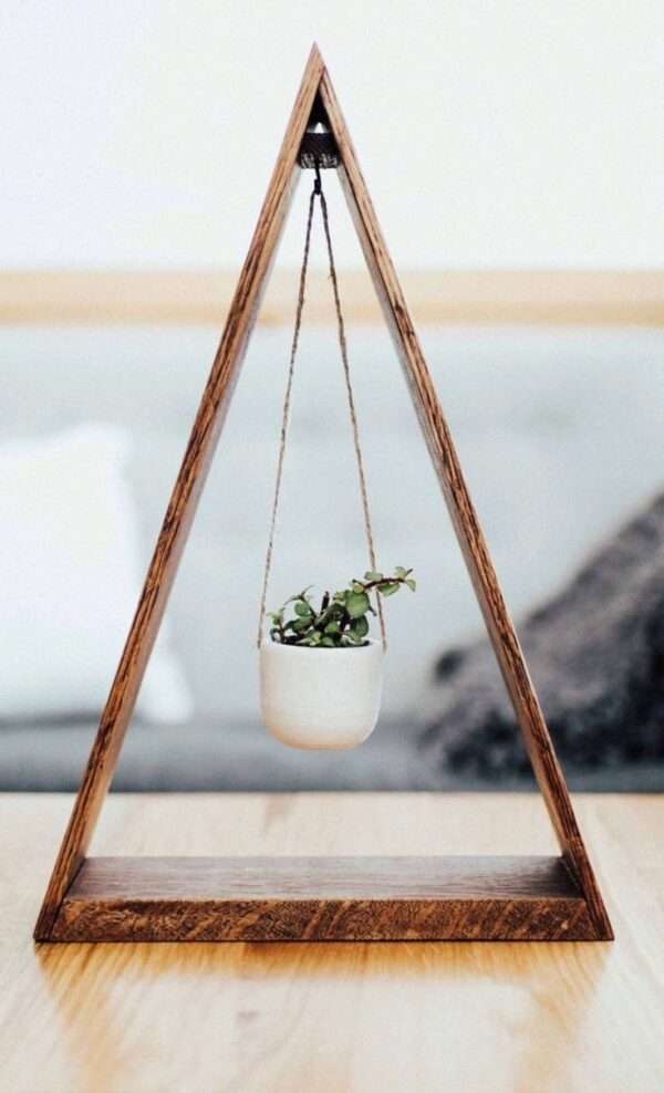 Hanging Triangle Planter (for 2)