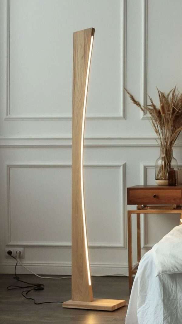 Carry Design Wooden Floor Lamp